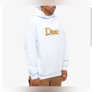 Dime classic honey hoodie, ash/very light grey, size S